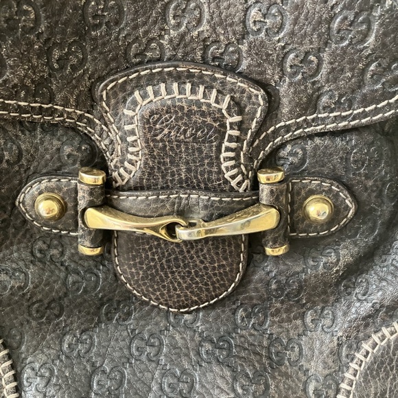 Gucci Pelham Hobo Crossbody Guccissima - Picture 3 of 9